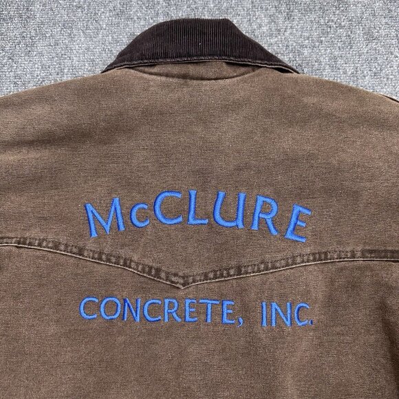 VTG Carhartt C52 CHT Duck Canvas Blanket Lined Chore Barn Coat Jacket XL TALL - Picture 8 of 13